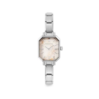 Time Paris watch with White Marble dial