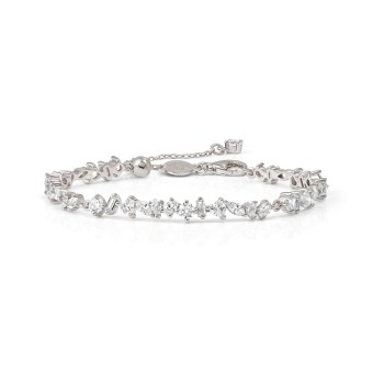 Colour Wave bracelet, lavish white stones
