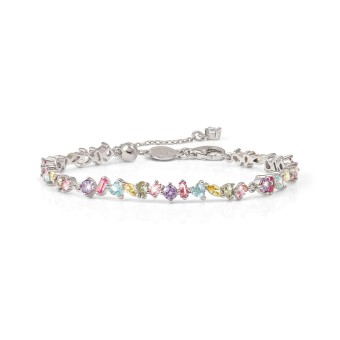 Colour Wave bracelet, lavish coloured stones