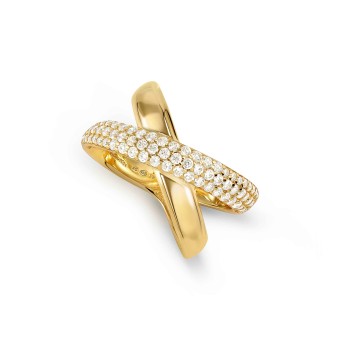Siren Dream silver ring with CZ