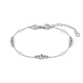 Siren Dream silver bracelet with Pearls
