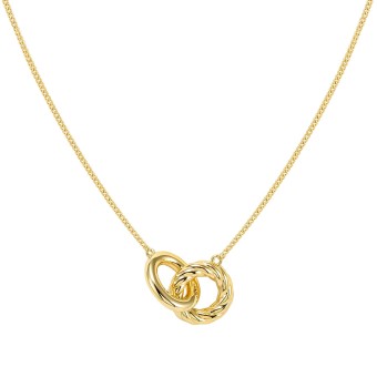 Siren Dream necklace, intertwined Circles