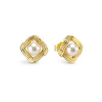 Siren Dream post earrings with Pearls