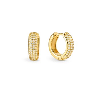 Siren Dream hoop earrings with CZ